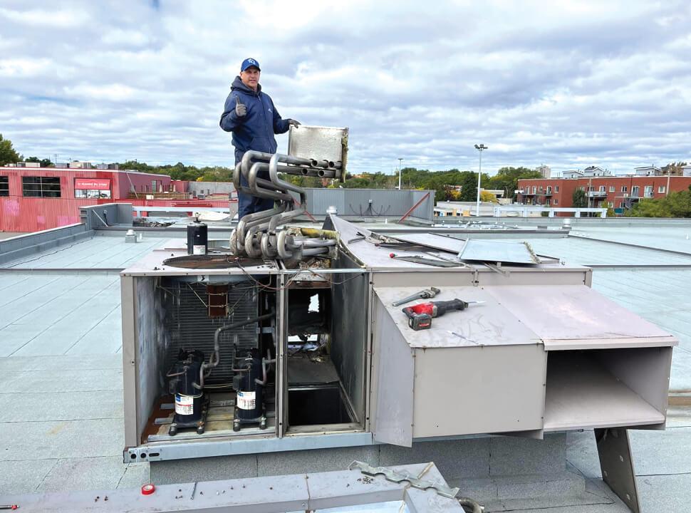 Maintenance remplacement installation equipement chauffage