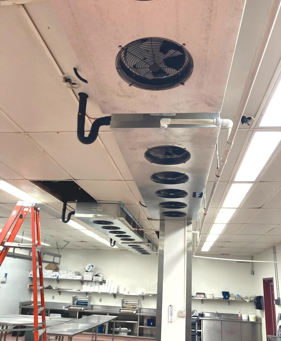 Remplacement systeme refrigeration salle preparation alimentaire A
