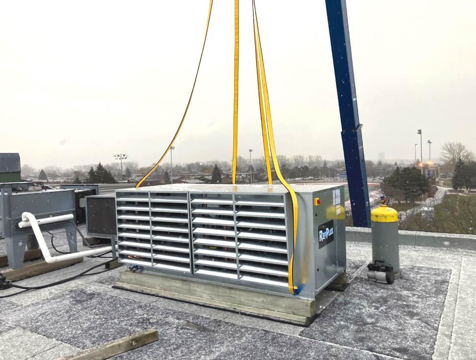 Remplacement systeme refrigeration salle preparation alimentaire C