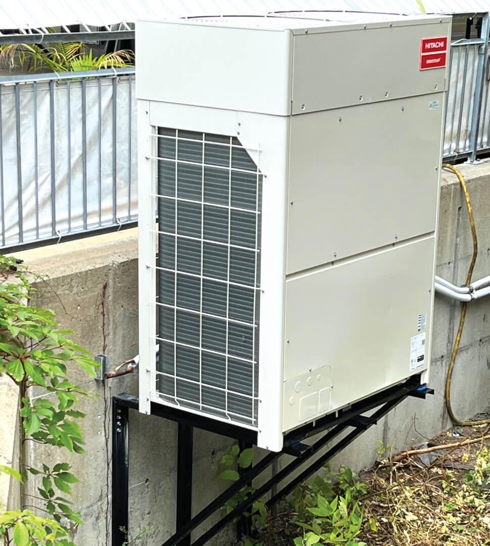 Installations unite VRF aires de repos personnes agees cafeteria A