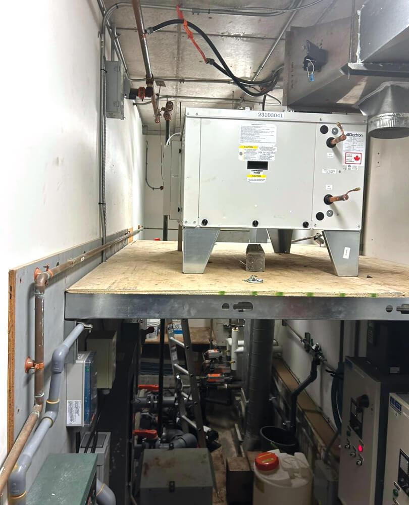 Maintenance reparation unite ventilation de piscine C